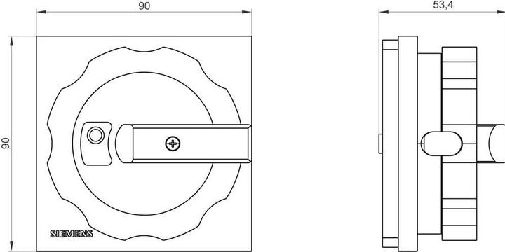 Actual product image Siemens Toggle Accessories 3LD9284-1B