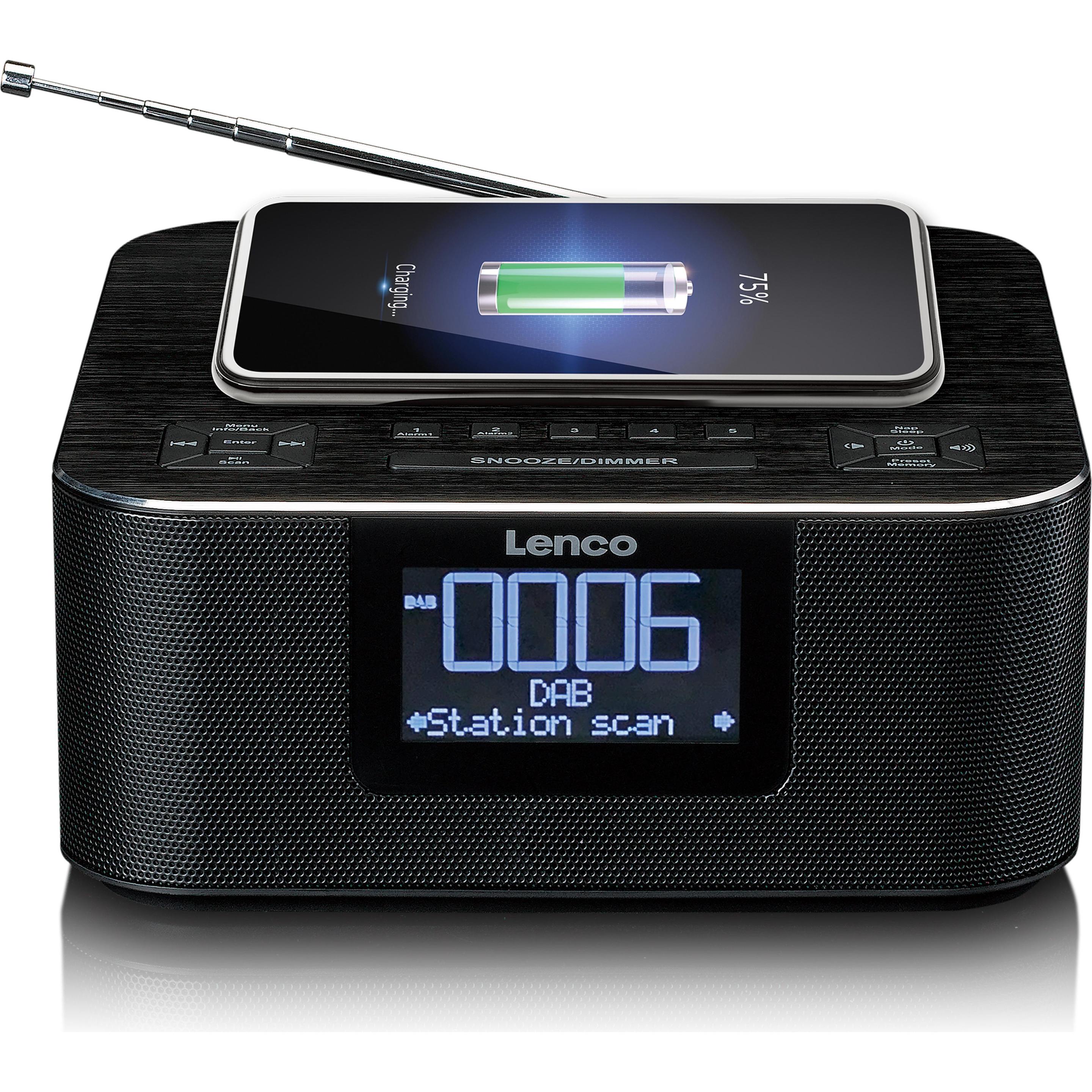 Lenco CR-650BK (FM, DAB+, Bluetooth), Radio, Schwarz