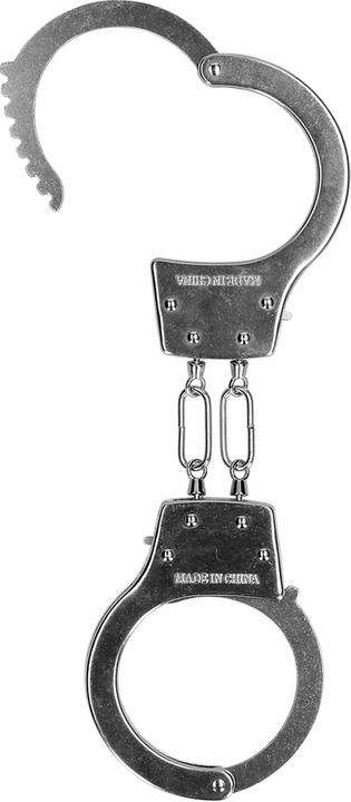 Actual product image Ouch! Metal Hand Cuffs - Silver