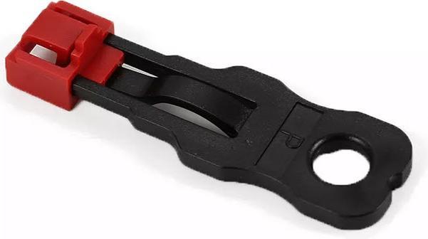 Produktbild Synergy 21 TP-Stecker TP/RJ45 Blocker Rot 10er Pack mit 1x Sicherheitsschlüssel, Staubschutzkappe, Netzwerk-Sch