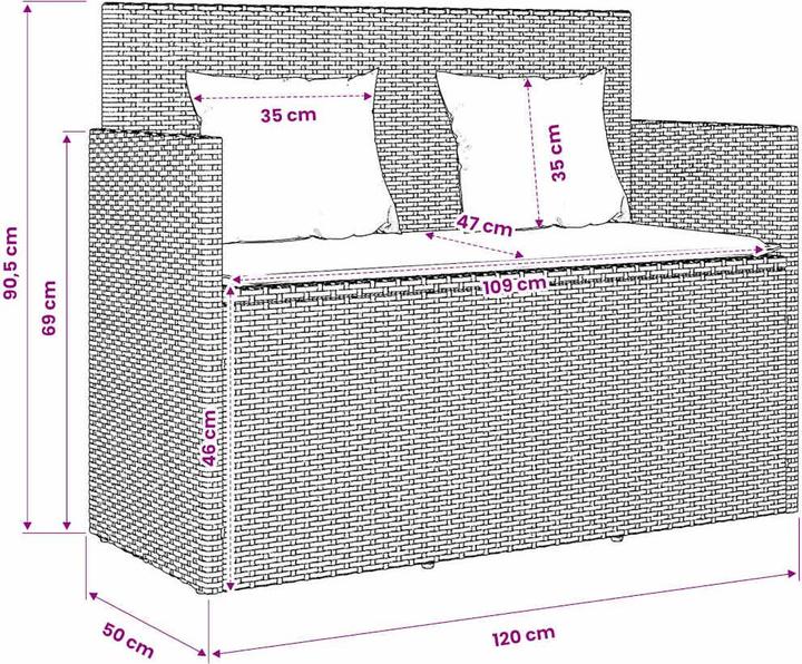 Image du produit vidaXL Gartenbank