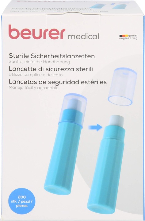 Produktbild Beurer Sicherheitslanzetten 200 St. (Lanzette)