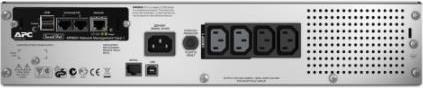Actual product image APC Smart UPS SMT750RMI2UNC with network card (750 VA, 500 W, Line-interactive UPS)