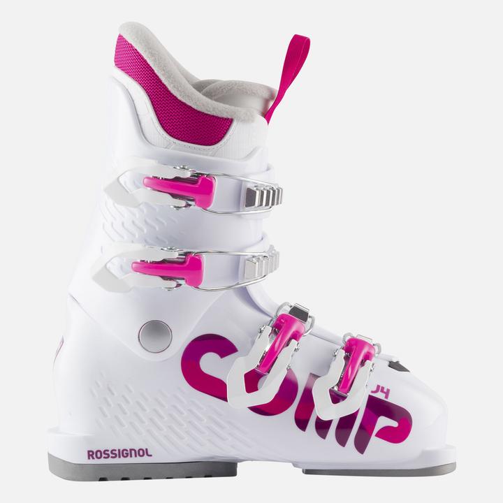 Actual product image Rossignol Chaussures de ski enfant Comp j4 (Junior) rose et blanche-37.5 (23.5)