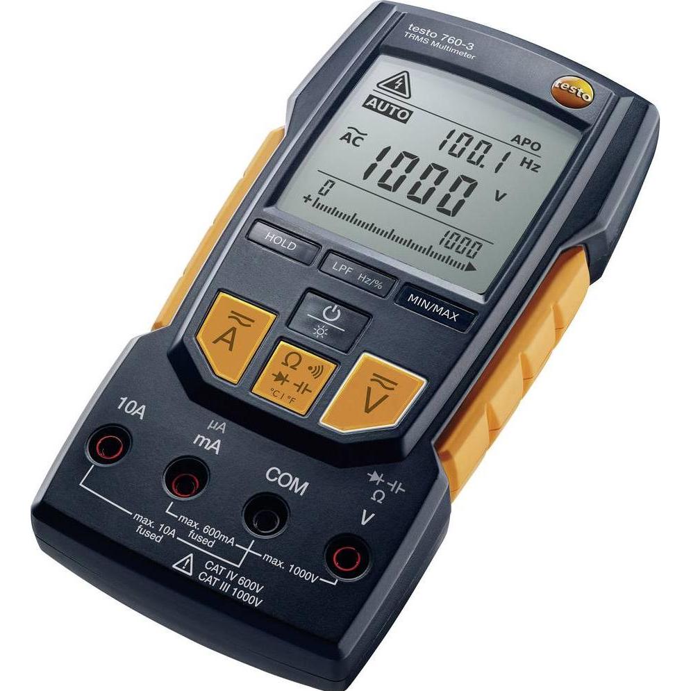 Thumbnail - Testo, Multimeter, Hand-Multimeter digital 760-3 (CAT III 1000V, CAT IV 600V)
