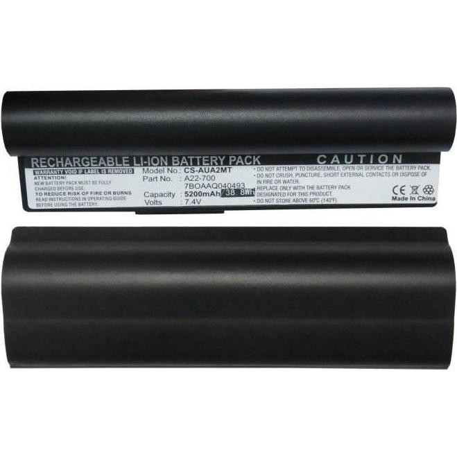 CoreParts Laptop Battery for Asus (5200 mAh), Notebook Akku, Schwarz