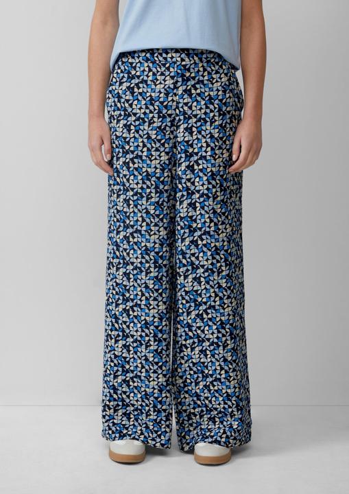 Produktbild S.Oliver Hose Wide-Leg-Hose im Loose Fit mit Elastikbund (34)