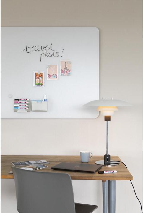 Immagine prodotto Legamaster Lavagna di vetro opaca 7-104254 angolo rotondo 90x120cm grigio caldo (120 x 90 cm)