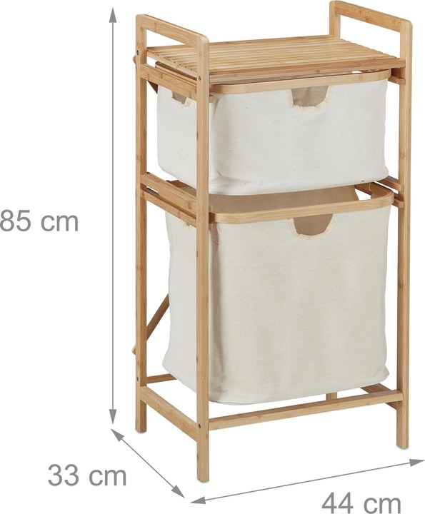 Actual product image Relaxdays Laundry basket (123 l)