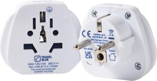 Produktbild Travel Blue Reiseadapter World – Europe, 2er Pack