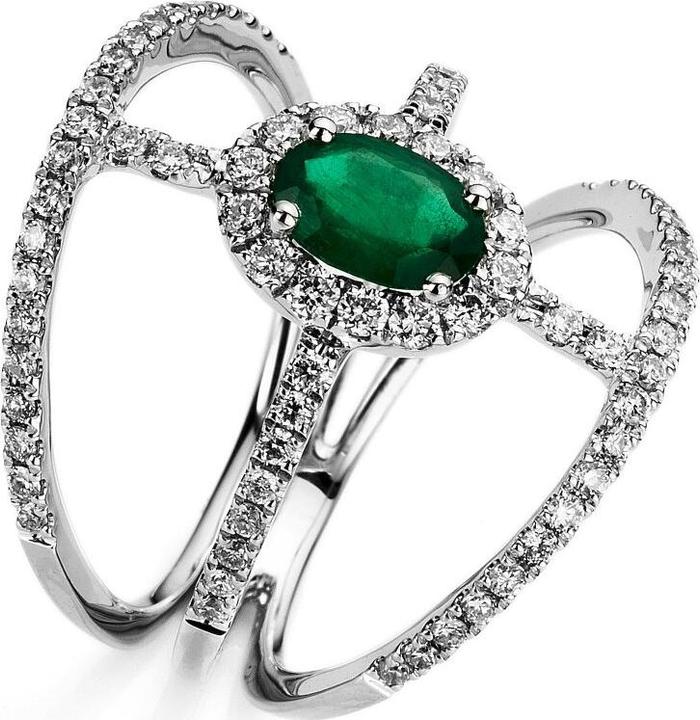 Produktbild Goldberg Diamant Ring 18 kt WG (53, 750/18 K Gold)