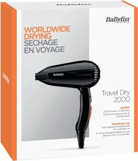 Actual product image BaByliss Travel Dry 2000