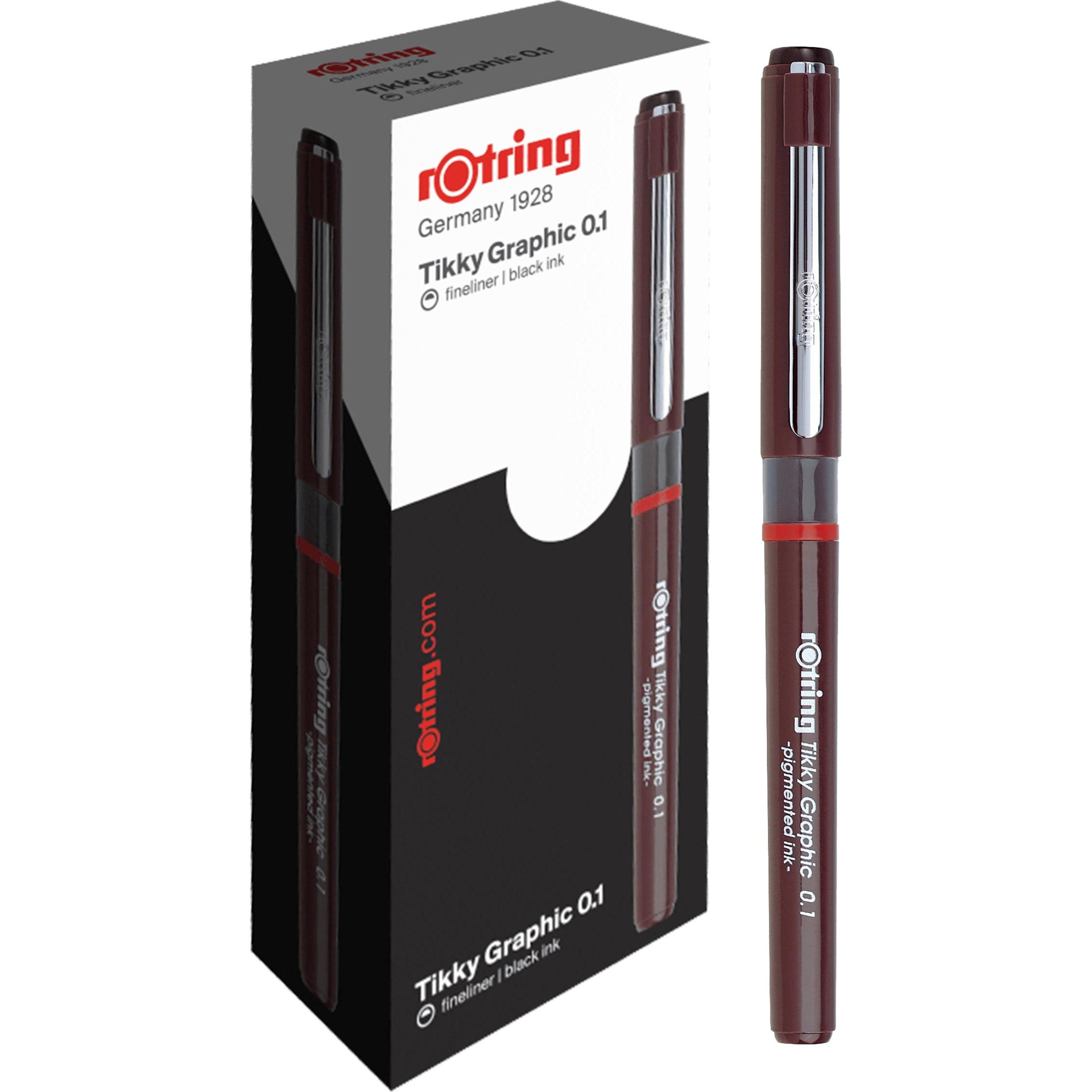 Rotring, Penne, Tikky Graphic (Nero, 1 x)