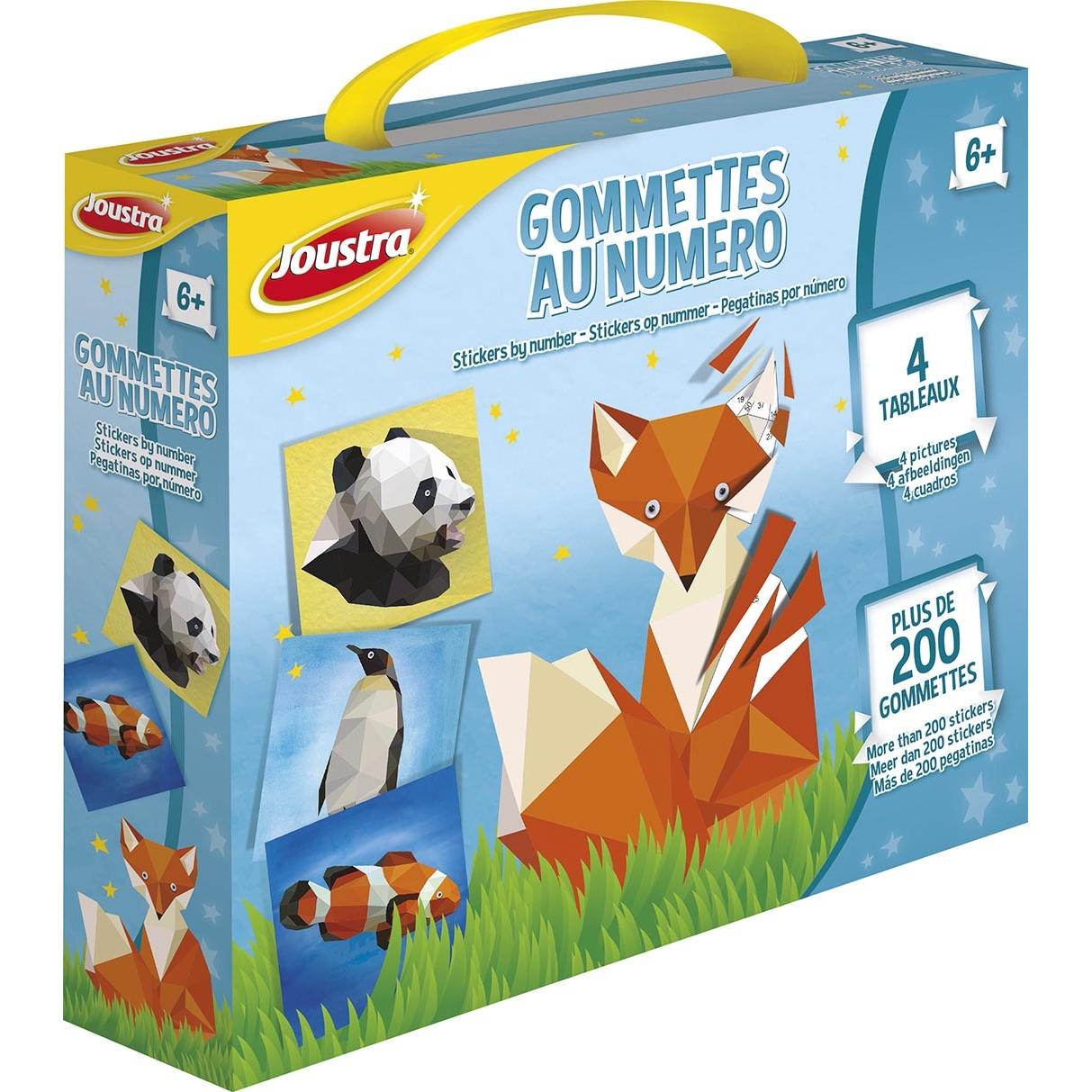 Joustra, Sticker, Stickerbilder STICKERS BY NUMBER, 16-teilig