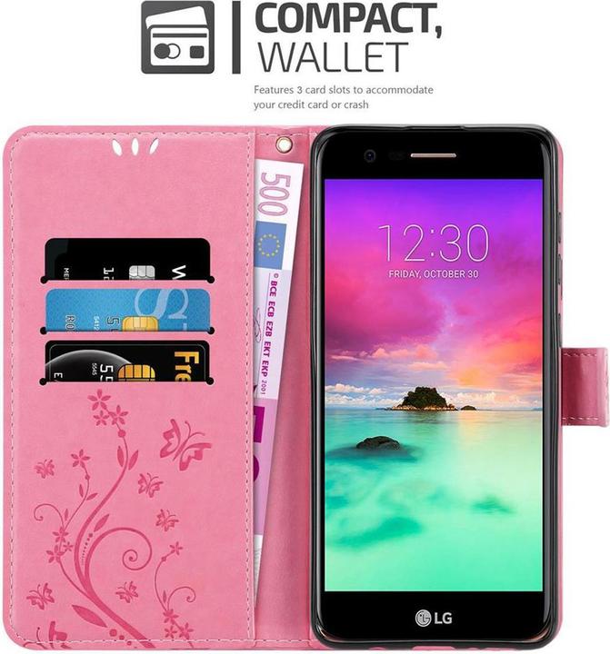 Image du produit Cadorabo Couverture du livre de fleurs (K11, LG K11 Plus, LG K10 2018)