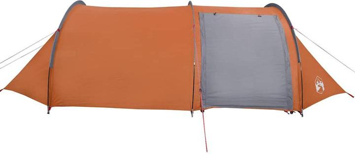Actual product image VidaXL Camping tent 4 persons & Orange 405 x 170 x 106 cm 185T Taffeta (Dome tent, 3.90 kg, 4 persons)