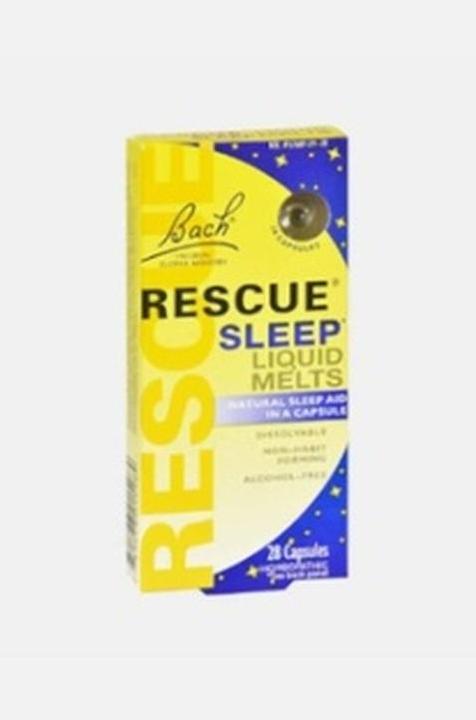 Bach Rescue Rescue Night Liquid Melts Alcohol-Free 28 Capsules