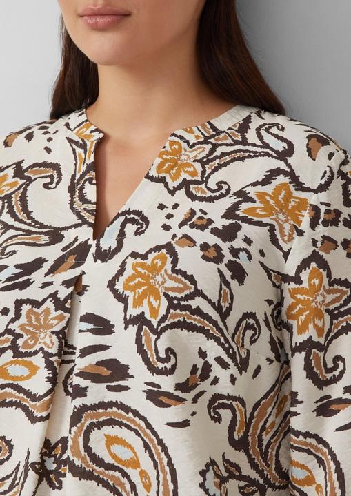 Immagine prodotto s.Oliver Bluse Strukturierte Viskosemix-Bluse mit All-over-Print (48)
