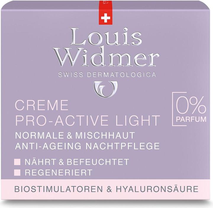 Immagine prodotto Louis Widmer Crema Pro-Active Light non profumata (50 ml)