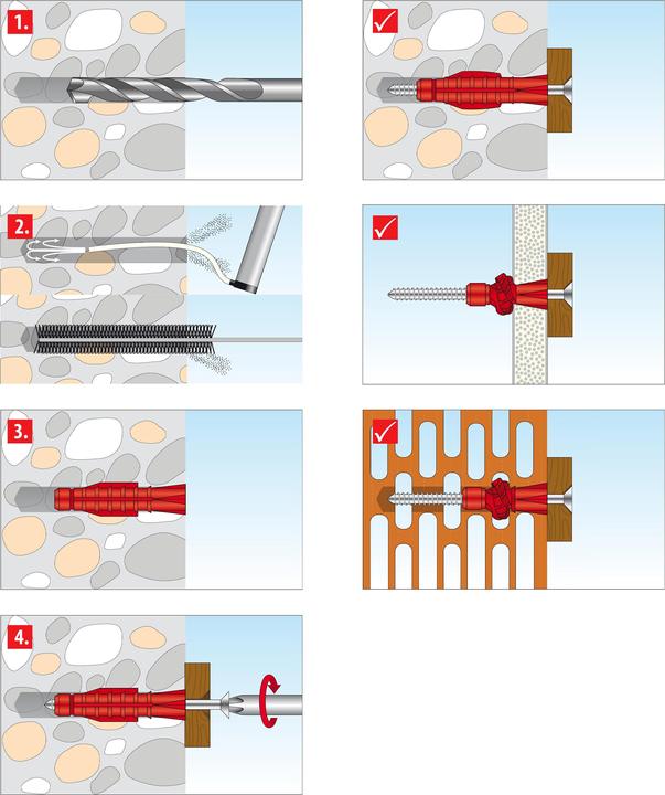 Produktbild Tox Allzweckdübel Tri 12x71 mm 25 Stück (25 Stk.)