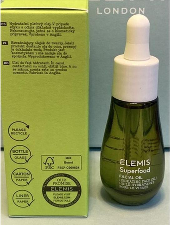 Actual product image Elemis Superfood Facial Oil 15ml (Eau de parfum, 15 ml)