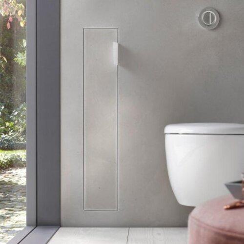 Produktbild Emco WC-Modul ASIS PLUS UP 803x154mm Türanschlag links Aluminium