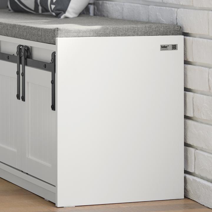 Produktbild SoBuy Garderobenbank (120 x 45 x 35 cm)