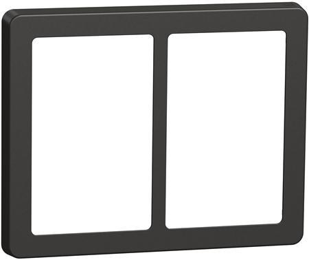 Produktbild LK FUGA Base 63 designramme 2x112 modul, koksgrå