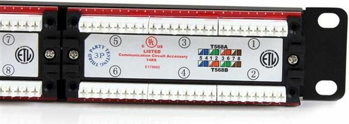 Produktbild StarTech 24 PORT 1U CAT6 PATCH PANEL