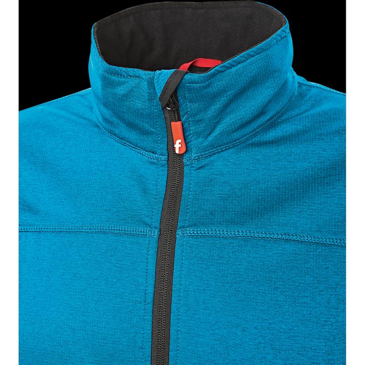 Produktbild Magni Tech-Fleecejacke türkis/schwarz meliert Gr. L Fortis Elements (L)