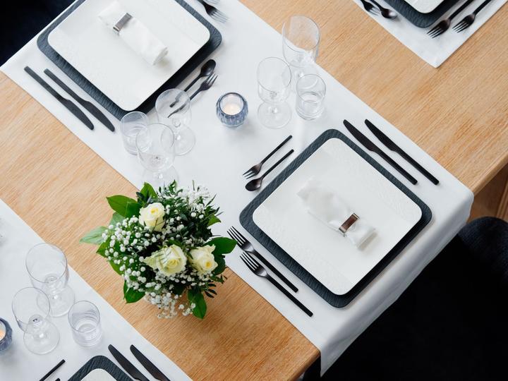 Productafbeelding Villeroy & Boch Vierkant dinerbord Vervaardiging Rock blanc (1 x)