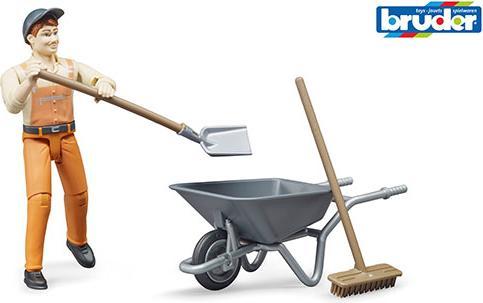 Actual product image Bruder Figure set municipal worker