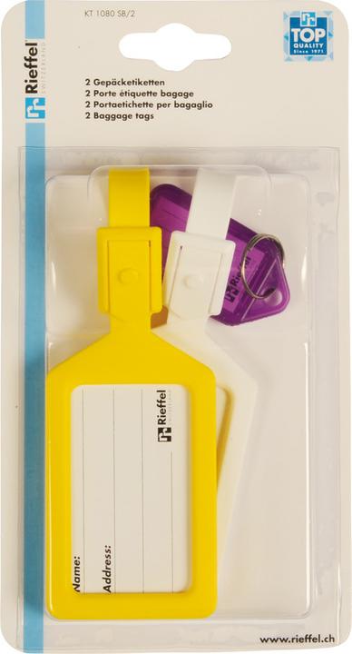 Actual product image Rieffel Luggage labels KT 1080 SB/2 (Additional padding)