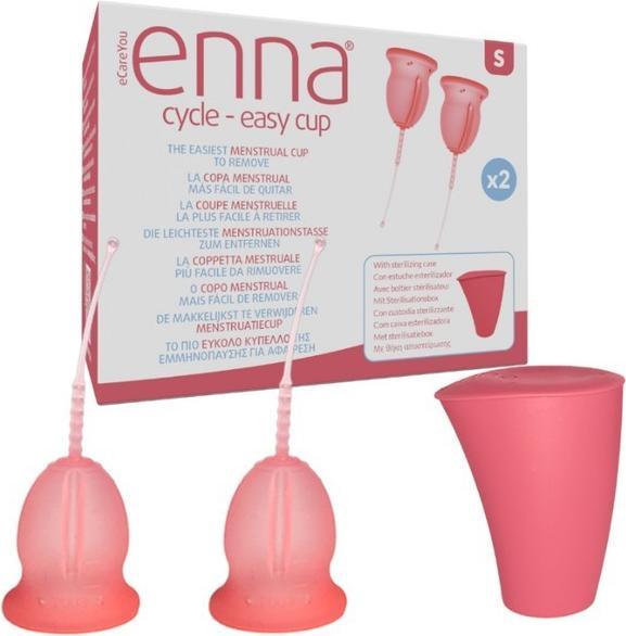 Produktbild Enna Cycle Menstrual Cup Size S 2 Cups Sterilizer (S)