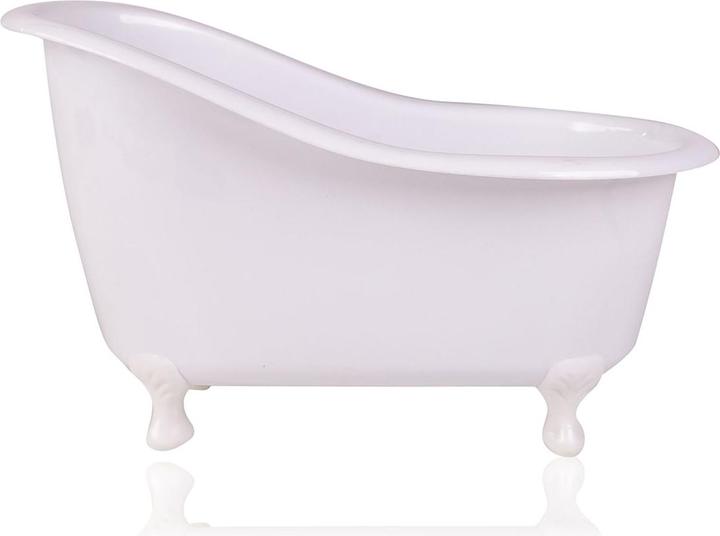 Immagine prodotto Accentra Vasca da bagno in plastica, da riempire, 26 x 13,7 x 15,5 cm, colore: bianco, VE 12/24