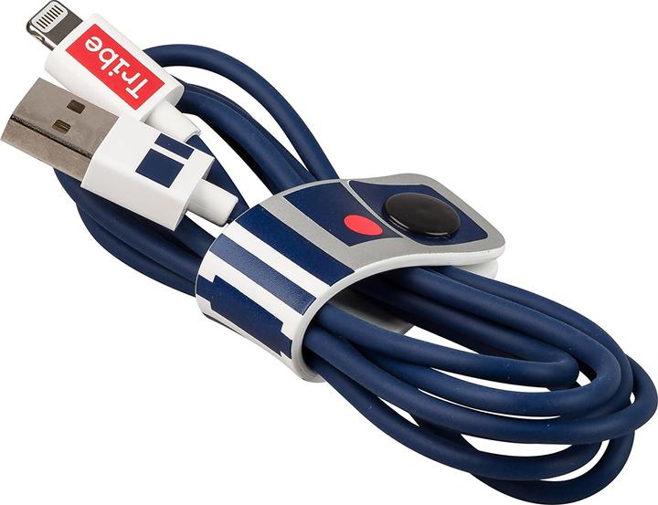 Immagine prodotto Tribe CLR20707 cavo Lightning 1,2 m Blu, Bianco (1.20 m, USB 1.0)