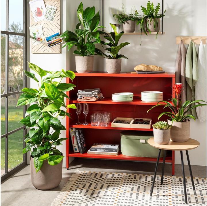 Produktbild Scheurich Blumentopf Travertino 981, 27.3 cm, Braun, Detailfarbe (27.30 cm)