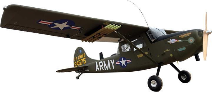 Actual product image Seagull Models ( SG-Models ) Cessna Bird Dog "Chickenman" 122" ARF 75-125CCm (Scale Helicopter)