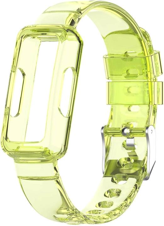 Cover-Discount Fitbit Inspire 3 - sportarmband met schermbeschermer geel (Silicone)