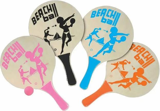 Magni Beachball-Set naturell sortiert