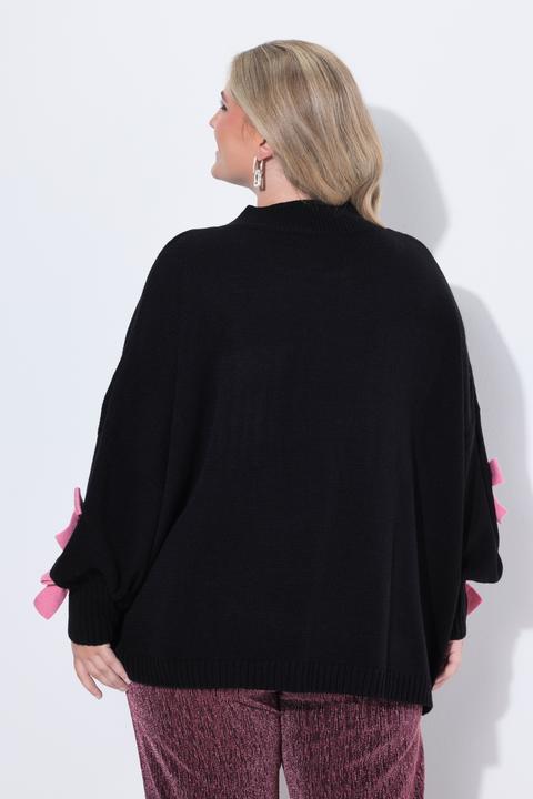 Produktbild Miamoda Strickjacke, oversized, Schleifen, weiter Langarm (50, 52, 54, 56)