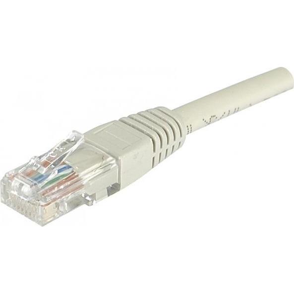 Exertis Connect Patchkabel, CAT.6, U/UTP, ungeschirmt, Kupfer, grau, 1,5 m Patchkabel mit Rastnasenschutz (U/UTP, CAT6, ...