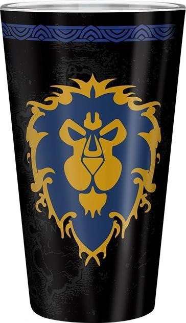Actual product image ABYstyle WORLD OF WARCRAFT - Large Glass - 400ml - Alliance - box x2