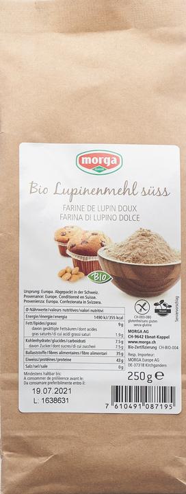 Actual product image Morga Lupine flour sweet (250 g)