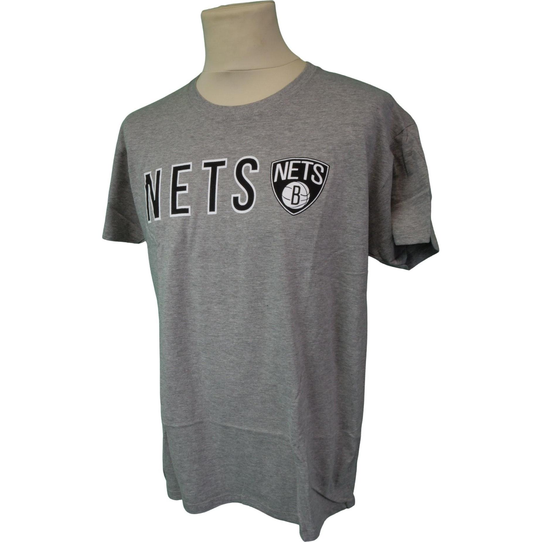 Outerstuff, Herren, Shirt, t-shirt nba brooklyn nets, Grau, (M)