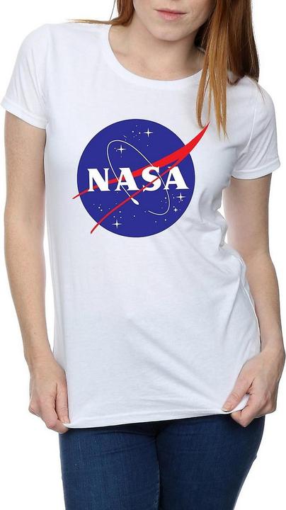 Actual product image Nasa Womens/Ladies Classic Insignia Cotton Logo T-Shirt (L)