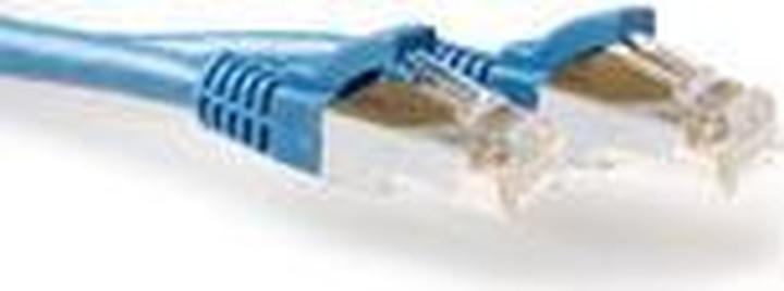 Produktbild ACT Blue 15 meter SFTP CAT6A patch cable snagless with RJ45 connectors. Cat6a s/ftp snagless bu 15.00m (S/FTP, CAT6a, 15 m)