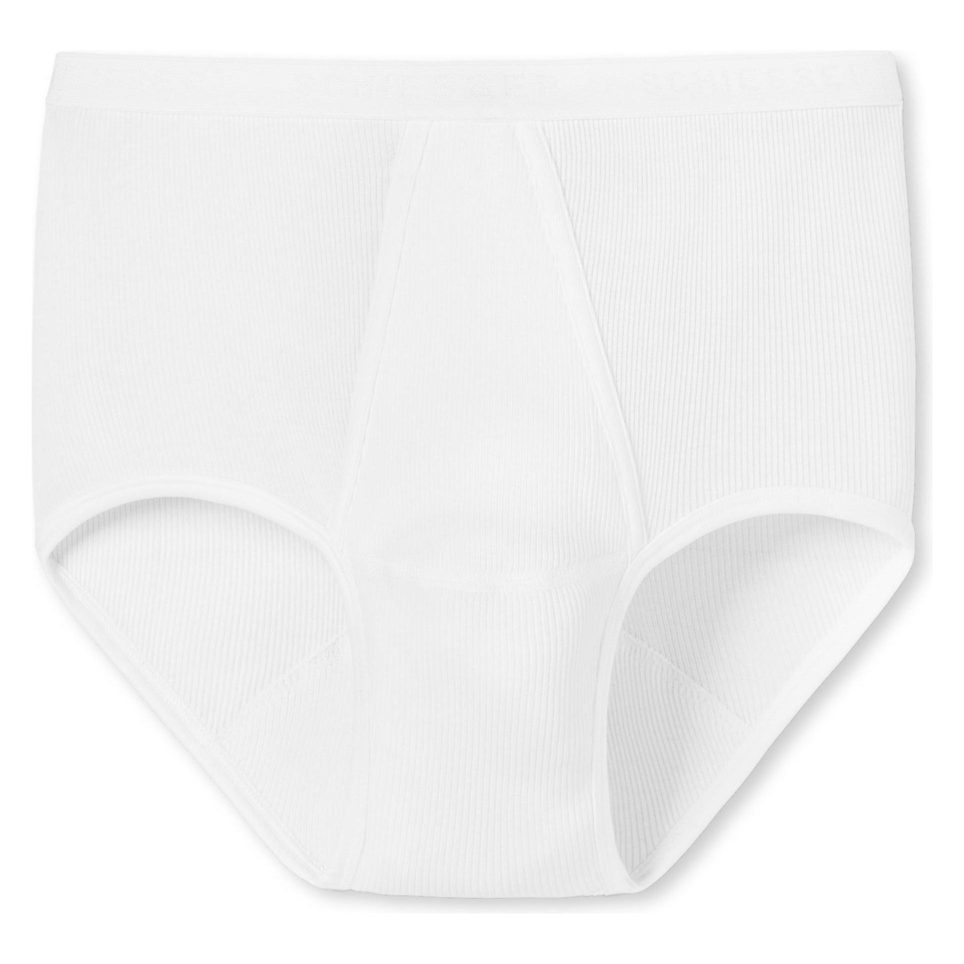 Schiesser, Herren, Unterhosen, Original Doppelripp Herren-Slip, Weiss, (Xxl, Einzelpack)