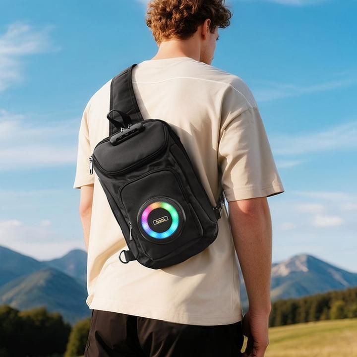 Actual product image Hoco Other Computer Accessory Speaker bluetooth 8W 3h backpack shape 6L HC42 black (3 h)