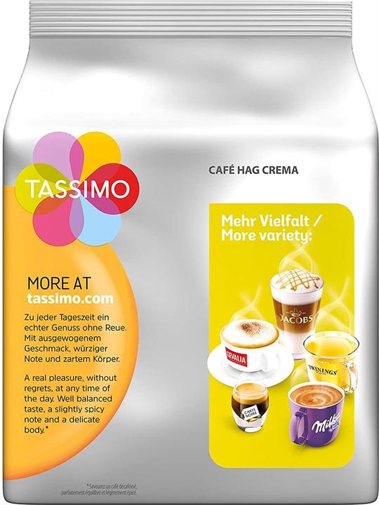 Image du produit Tassimo Café HAG Crema T-Disc (80 x Port.)